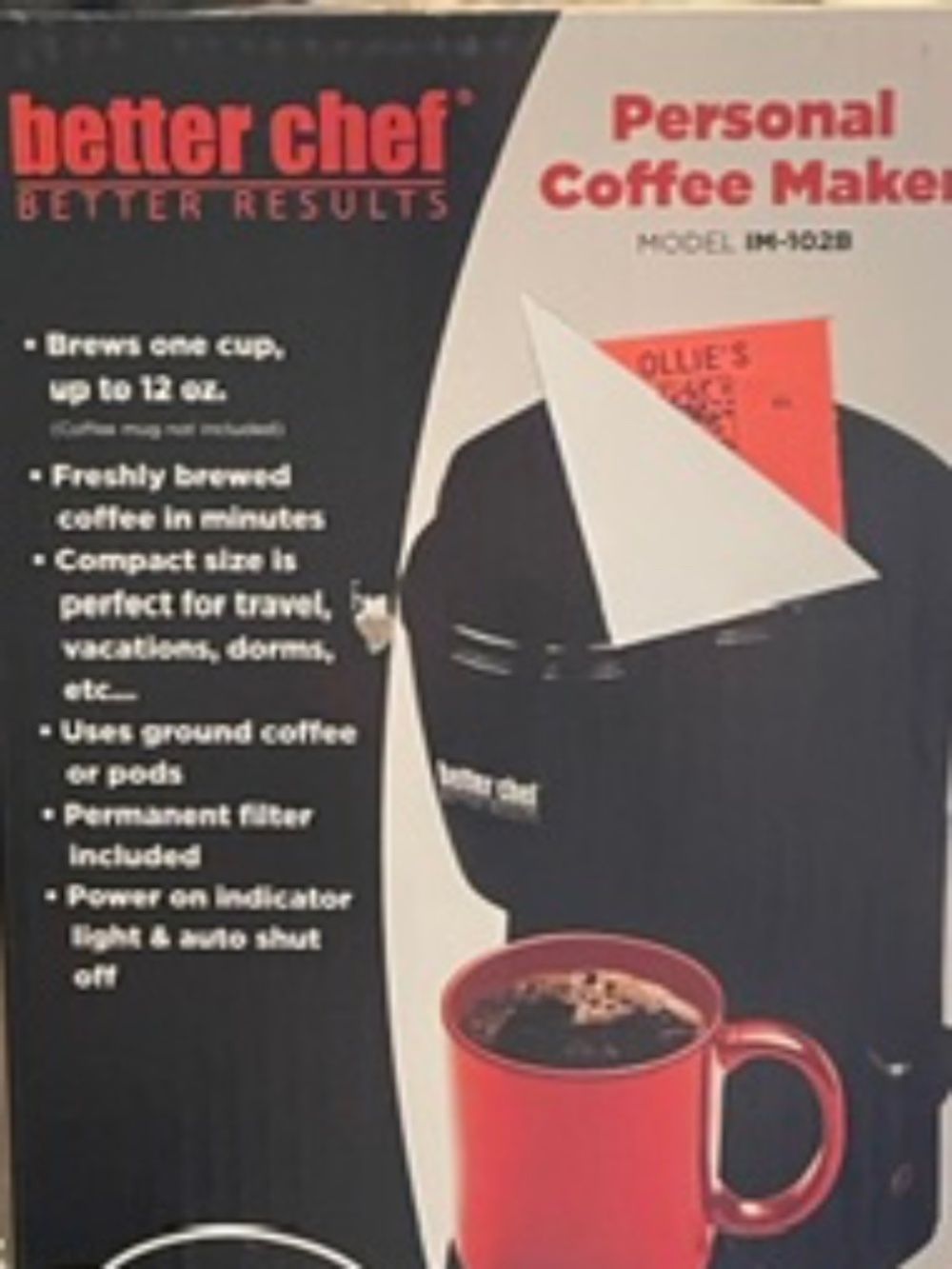NWT/BNIB Coffee Maker (Personal)
